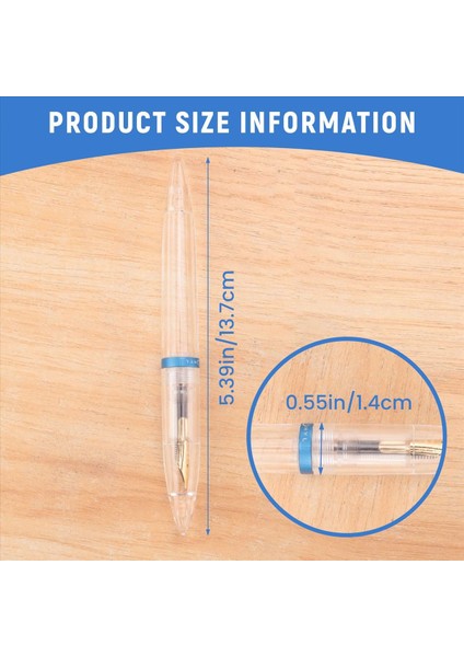 0 5mm Nıb Çeşme Kalemi Gözlü Kapasiteli Kapasiteli Şeffaf Pens Ofis Öğrenci Yazma Leri Kırtasiye Mavi (Yurt Dışından) fırsatları