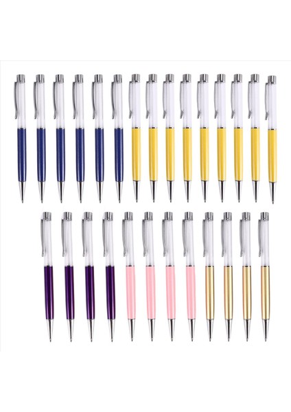 27 Paket Renkli Boş Tüp Yüzen Diy Kalem Beyin Pens En Sevdiğiniz Sıvı Kum Kalemleri Si (Yurt Dışından)