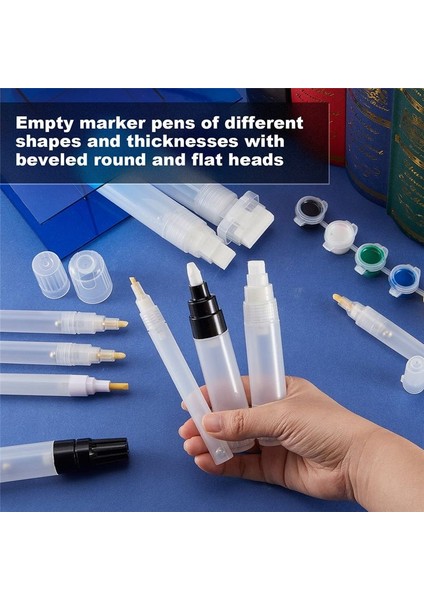 10 Adet Doldurulabilir Boya Kalemleri Boş Kalem Çubuk Işaretleyicileri Yeniden Doldurulabilir Boş Akrilik Boya Işareti Sanat Malzemeleri (Yurt Dışından) indirimleri