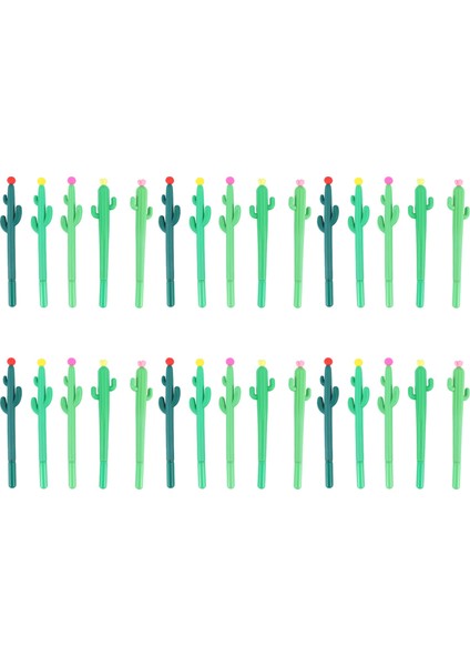 30 Adet Kaktüs Şeklindeki Rollerball Kalemler Kaktüs Jel Mürekkep Kalemleri Ofis Okulu Ev Yazma Malzemeleri Için Kalem Yazma (Yurt Dışından)
