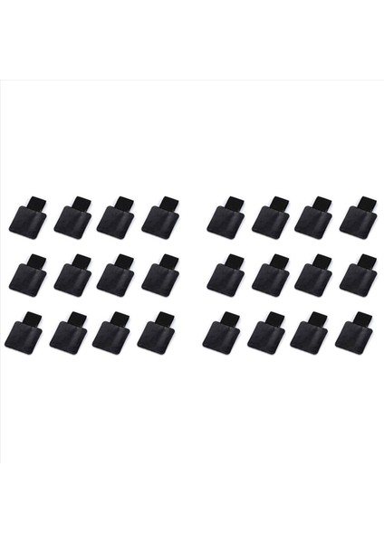 24 Paket Kalem Döngüsü Tutucu Kendi Kendine Yapışkan Kalem Tutucu Kalem Elastik Döngü Dizüstü Bilgisayarlar Dergiler Takvimler (Siyah) (Yurt Dışından)