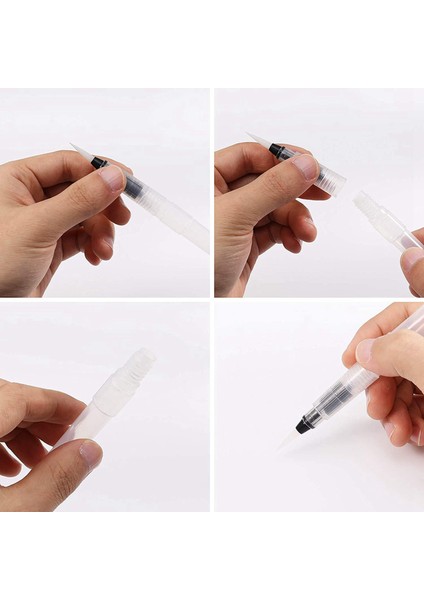 Suluboya Fırça Kalemleri Seti 48 Paket Su Fırçası Kalemleri Doldurulabilir Su Boya Fırçaları Mürekkep ve Su Fırçası Kalemleri Sanat Malzemeleri (Yurt Dışından) fırsatları