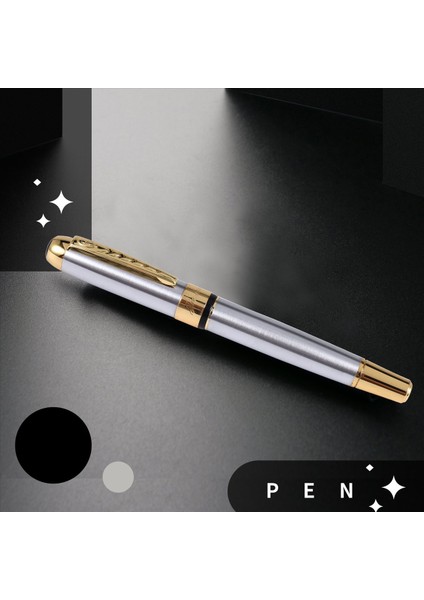 Jinhao 250 Buzlu Beyaz Altın Çeşme Kalemi M Nib Çeşmesi Kalem Festivali (Yurt Dışından) fırsatları