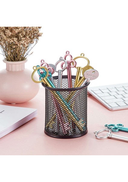 36PCS Anahtar Şekli Kalem Vintage Anahtar Jel Mürekkep Kalem Beyaz Kalemler Siyah Ince Nokta Kalem Ofis Sabit Okul Malzemeleri (Yurt Dışından) fırsatları