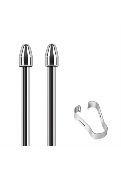Değerli 2 Tablet Dayanıklı Titanyum Alaşım Metal Uç/nıbs (2 Pc) (Yurt Dışından)