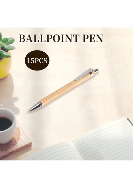 30 Adet Bambu Geri Çekilebilir Beyaz Kalem Siyah Mürekkep 1 mm Ofis Ürünleri Pens Bambu Beyaz Kalem Ahşap Beyaz Kalemler (Yurt Dışından) indirimleri