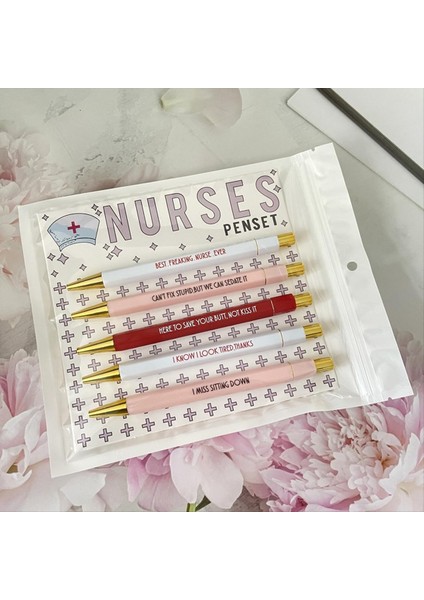5pcs Hemşireler Ruh Hali Kelime ile Kalem Çok Fonksiyonlu Taşınabilir Komik Hemşireler Seyir Kalem Seti Hemşireler Günlük Kullanım Kalem Yazan Hemşireler (Yurt Dışından) modelleri