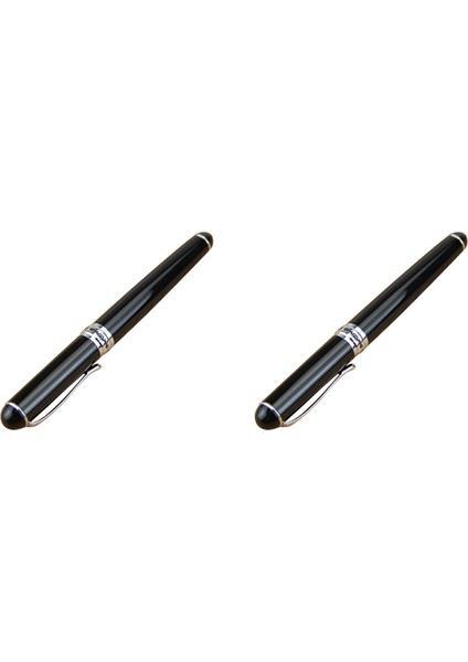 2x Jinhao X750 Deluxe Siyah Çeşme Kalem Orta Nıb (Yurt Dışından)