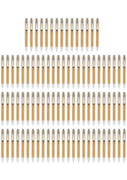 90PCS Bambu Beyaz Kalemleri Siyah Mürekkep 1mm Pen Erkekler Için Kadın Çalışan Yazma Imzası Günlük Ofis Okulu (Yurt Dışından)