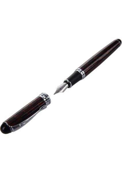 Jinhao 2 Pcs X750 Yeni Klasik Ct Çeşme Kalemi Pürüzsüz Yazma Kalem Uç Mürekkep Çeşmesi Kalem Ofisi Silver &amp Deep Red (Yurt Dışından) fırsatları