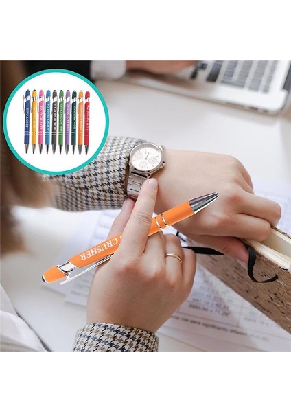 10 Adet Ilham Verici Slogan Kalem Ince Nokta Jel Kalem Atletik Set Ilginç Yazı Kalem Jel Mürekkep Kalemi Tükenmez Kalem (Yurt Dışından) fırsatları