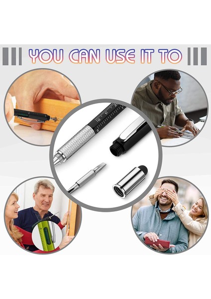 36 Adet 6 Arada Çok Kollu Tükenme Kalemleri Aracı Kalem Kişiselleştirilmiş Kalem Aracı Gadget Kalem Babalar Günü Erkekler Için (Yurt Dışından) fiyatları