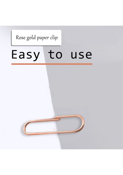 Gül Altın Manyetik Klipsli 100 Klips Gül Altın Klips Tutucu 28MM Gül Altın Kutu Başına 100 Klip (Yurt Dışından) fiyatları