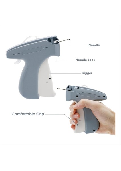 5 Çelik Pim ve 2000 1 Inç Beyaz Barb Bağlantı Elemanları ve 300 Giysi Etiketi Ev Satışı Perakende Mağazası ile Giysi Etiket Tabancası (Yurt Dışından) fiyatları