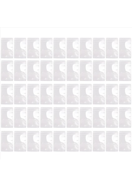 50 Adet Temiz Plastik Dikey Adı Etiket Rozeti Kimlik Kartı Tutucular (Yurt Dışından)