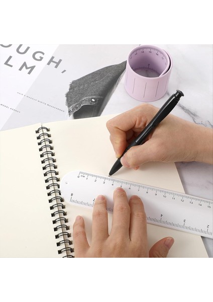 Giyilebilir Not Defteri Cetvelli Silikon Not Bilekliği Hemşire Hatırlatıcısı Silinebilir Bilek Not Defteri Kalem ve Silgi A (Yurt Dışından) fırsatları