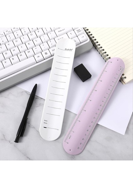 Giyilebilir Not Defteri Cetvelli Silikon Not Bilekliği Hemşire Hatırlatıcısı Silinebilir Bilek Not Defteri Kalem ve Silgi A (Yurt Dışından) indirimleri