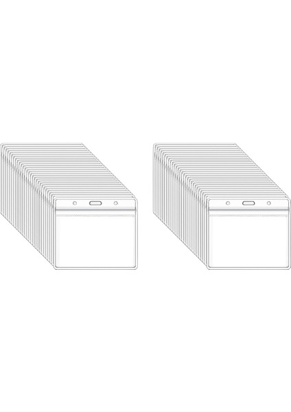 60 Paket Cdc Kart Koruyucusu 4 x 3inch Aşılama Kayıt Aşı Plastik Temizlik Kimlik (Yurt Dışından)