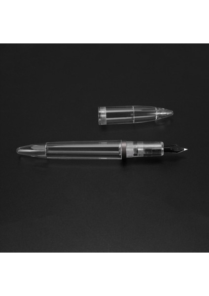 10PCS 0 5mm Nib Çeşme Kalemi Göze Sahip Kapasiteli Şeffaf Kalemler Ofis Okul Malzemeleri Gri (Yurt Dışından) fiyatları