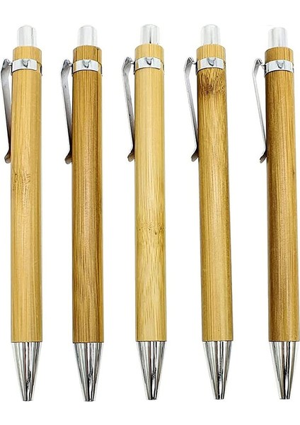 12 Adet Bambu Geri Çekilebilir Tükenebilir Kalem Siyah Mürekkep 1 mm Ofis Ürünleri Kalemler Bambu Tükenmez Kalem Ahşap Tükenmiş Kalemler (Yurt Dışından) fiyatları