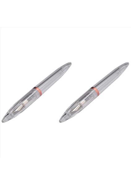 2pcs 0 5mm Nib Çeşme Kalemi Göze Sahip Kapasiteli Şeffaf Kalemler Ofis Okul Malzemeleri Gül Altın (Yurt Dışından)
