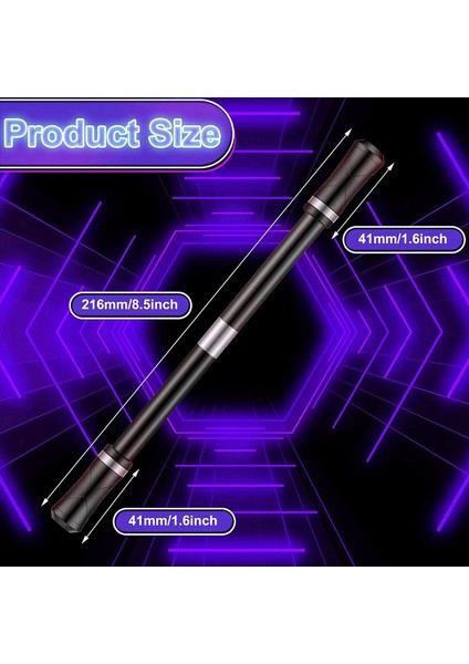 2x Parmak Kalemi Eğirme Kalemleri Mod Oyun Döndürme Kalemleri Uçan Eğirme Kalemi Ağırlıklı Top Parmak Döner Kalem C (Yurt Dışından) fiyatları