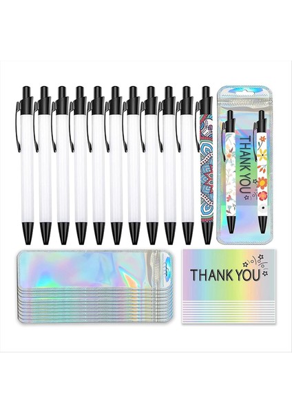 Sublimasyon Kalemleri Seti - Şükran Günü Için Kişiselleştirilmiş Kalem Dıy Noel Si Ofisi Okul Kırtasiye Malzemeleri (Yurt Dışından)