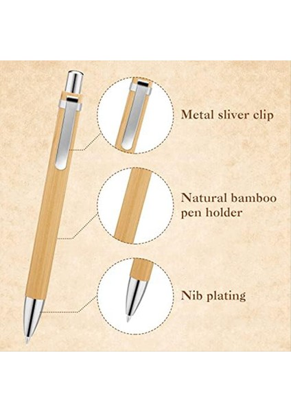 200 Adet Bambu Tükenmez Kalemler Ahşap Geri Çekilebilir Tükenme Kalem Bambu Siyah Mürekkep 1mm Kalem Ahşap Sürdürülebilir Kalemler (Yurt Dışından) indirimleri