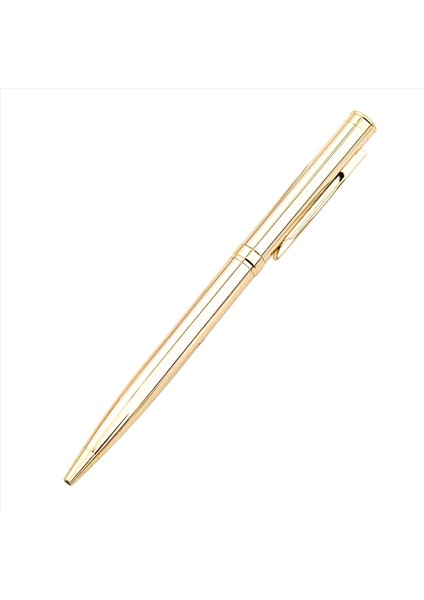 6x Metal Beyin Pen Paslanmaz Çelik Dönen Top Kalem Okul Ofisi Parlak Yazma Noktası 1 0mm (Altın) (Yurt Dışından) modelleri