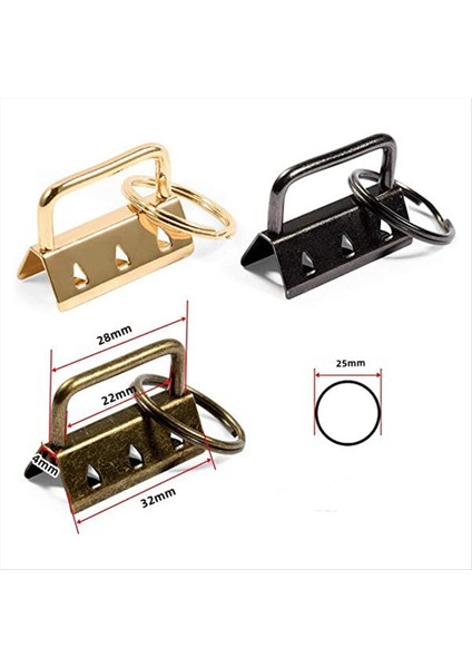 30 Paket 32MM Metal Renkli Kuyruk Klips Seti 5 Renkli Metal Şerit Asma Klips Anahtar Halka Diy Aletleri (Yurt Dışından) modelleri