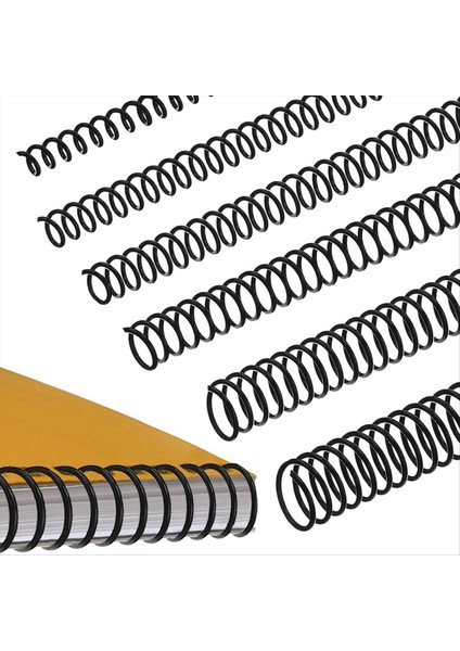 120 Pcs Spiral Bağlama Bobinleri Plastik Bağlayıcı Bağlayıcı Spiral Halkalar Çok Boyut Spiral Bağlayıcı Tel Taşaklar 4 1 Alip (Yurt Dışından) fiyatları