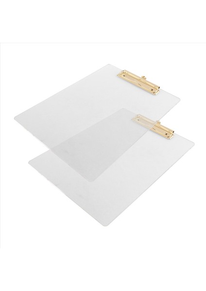 2 Paket Altın Klipli Açık Akrilik Pano 8 8X12 2 A4 Harf Boyutu Okul ve Ev Malzemeleri Ofis Malzemeleri (Yurt Dışından) indirimleri
