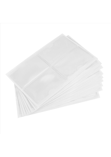 36PCS Kendinden Yapışkanlı Etiket Kart Tutucu Dizin Cepleri Tutucu 6x8 5cm Temiz Plastik Kart Tutucu Yapıştırıcı Etiket Tutucusu (Yurt Dışından) fiyatları