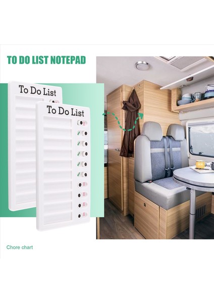 4 Pcs Yapılacak Memo Kartını Çıkarılabilir Mesaj Panosu Plastik Rv Kontrol Listesi Kişisel Program Kurulu 8 Kartlı (Yurt Dışından) indirimleri