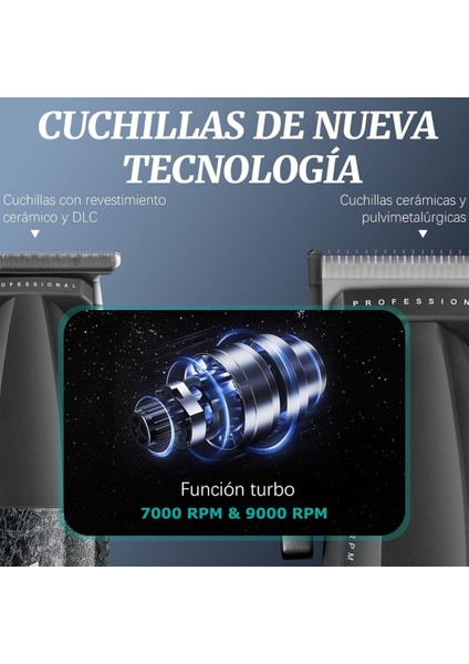 V-6740S3 Profesyonel Kablosuz Saç ve Sakal Kesme Makinesi – 3 In 1 Tıraş Seti