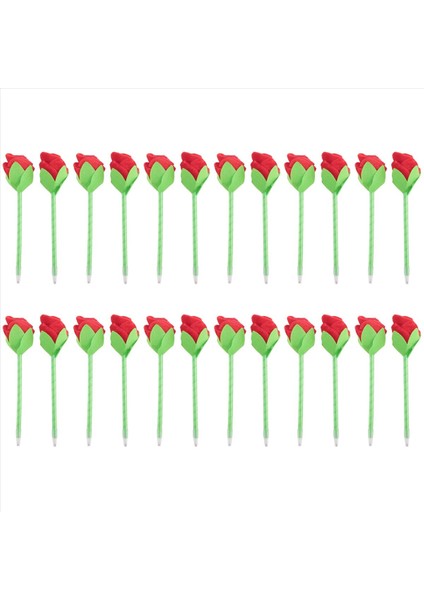 24 Adet Doldurulmuş Gül Çiçek Tükenme Kalemleri Gül Kalemleri Güvenilir Güller Peluş Buket Kalemleri (Yurt Dışından)