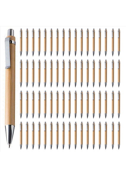 240PCS Beyin Pen Seti Bambu Beyaz Kalem Ofisi ve Okul Malzemeleri Kalemler ve Yazma Malzemeleri Ler Siyah Mürekkep (Yurt Dışından)