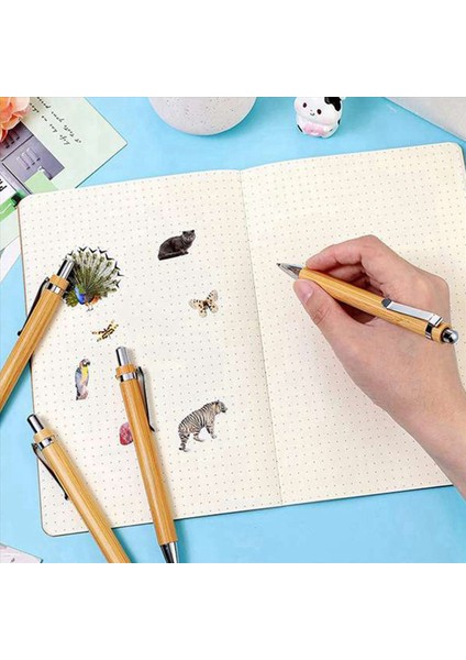 240PCS Beyin Pen Seti Bambu Beyaz Kalem Ofisi ve Okul Malzemeleri Kalemler ve Yazma Malzemeleri Ler Siyah Mürekkep (Yurt Dışından) indirimleri