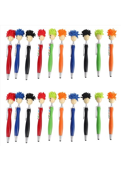 20 Adet Paspas Topper Kalemler Ekran Temizleyici Kalem Kalemleri Çocuklar ve Yetişkinler Için 3-1 Arada Kalem Kalem Sümük (Yurt Dışından)