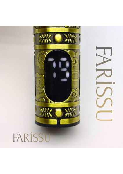 Dearling RF-1863 Antika Tasarım Profesyonel Kablosuz Saç Sakal Traş Makinesi