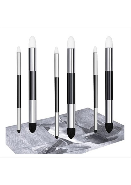 6 Pack Karıştırma Sünger Kalemler Çift Uçlu Yıkanabilir Sürtünme Sünger Fırçaları Eskiz Silini Silgi Öğrenci Sanatçılar Için Yeniden Kullanılabilir Karıştırma (Yurt Dışından)