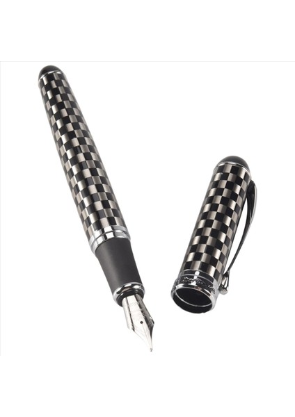 Jinhao X750 Satranç Tahtası Çeşmesi Kalem Orta Ince Nib Ofis Iş Yazımı Işaret (Yurt Dışından) modelleri