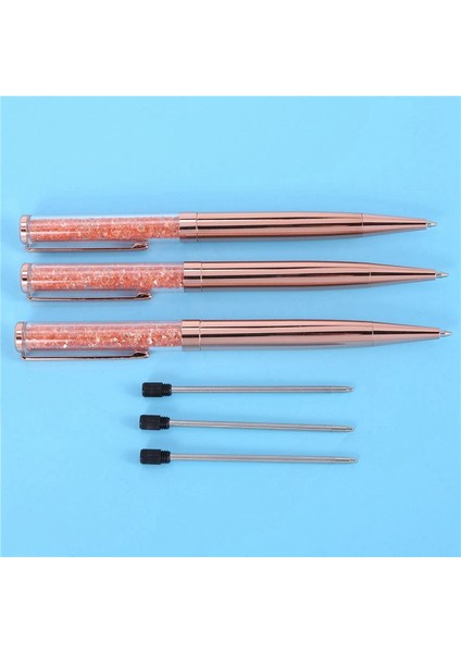 Gül Altın Kalem Bling Kristal Top Noktası Kalem 30 Ekstra Doldurma ile Siyah Mürekkep Kalemi (Gül Altın 30 Paket) (Yurt Dışından) indirimleri