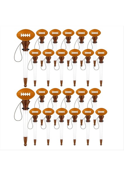 24PCS Futbol Hoop Tazip Kalemler Komik Spor Teması Yenilik Doğum Günü Partisi Ödül Partisi Malzemeleri Için Siyah Mürekkep Kalemleri (Yurt Dışından)