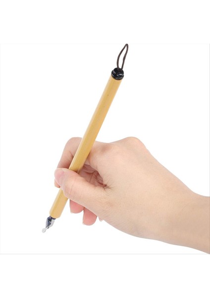 Bambu Reed-Qalam Pens 5pcs Hatlı Daldırma Kalemi Vintage El Işi Kaligrafi Kalemleri (Yuvarlak Uç Seti) (Yurt Dışından) indirimleri