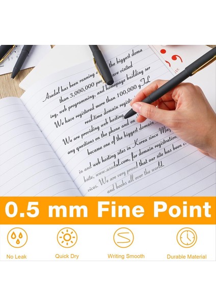 60 Pcs Siyah Jel Mürekkep Kalemleri Rollerball Kalemler Toplu Ultra Ince Nokta Silindir Balo Kalemleri Ofis Okul Yazma Için Jel Kalemler (Yurt Dışından) modelleri