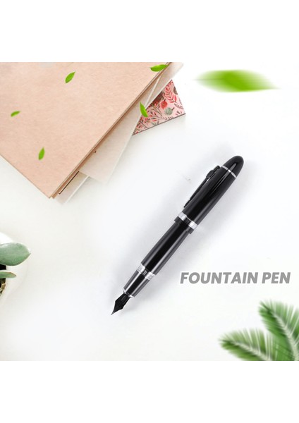 159 Siyah ve Gümüş M Nib Çeşme Kalemi Kalın Süslemeleri Abd (Yurt Dışından) modelleri