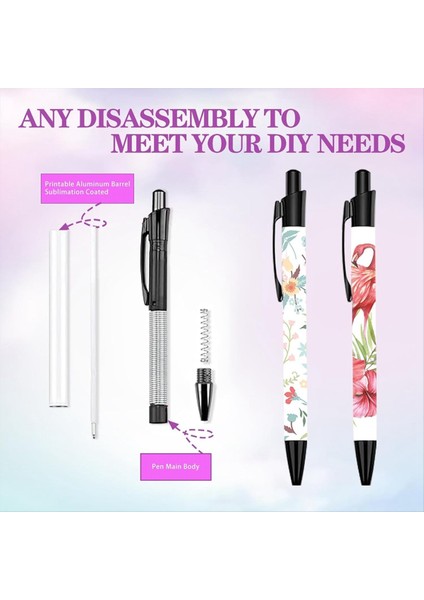 Sublimasyon Kalemleri Seti - Şükran Günü Için Kişiselleştirilmiş Kalem Dıy Noel Si Ofisi Okul Kırtasiye Malzemeleri (Yurt Dışından) modelleri