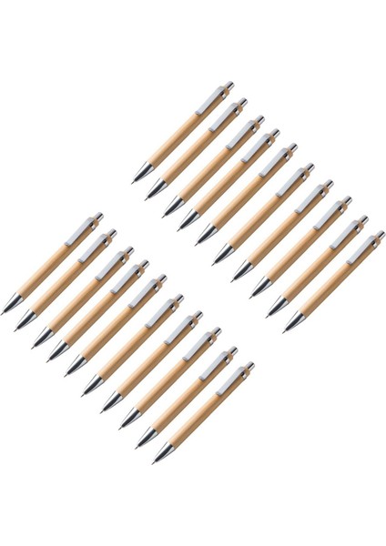 Beyaz Kalem Set Misc Bambu Ahşap Yazma Enstrümanı (20 Kişilik) (Yurt Dışından)