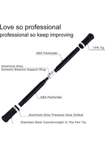 Parmak Kalem Dönen Kalemler Mod Oyun Dönen Kalemler Uçan Kalem Ağırlıklı Top Parmak Dönen Kalem A (Yurt Dışından) fırsatları